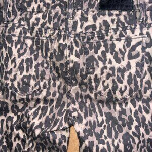 Else Women W 28 Leopard Animal Print Skinny Fit Stretch 5 Pocket‎ Jeans (U)
